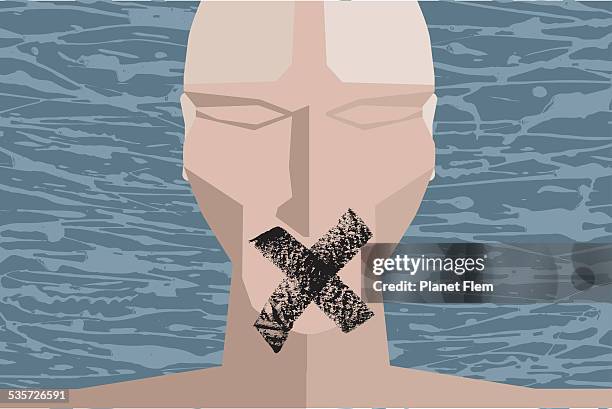 ilustrações de stock, clip art, desenhos animados e ícones de silenciosos - racismo