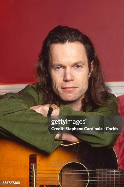 Chris Jagger at home on February 11, 1994 in London, England.