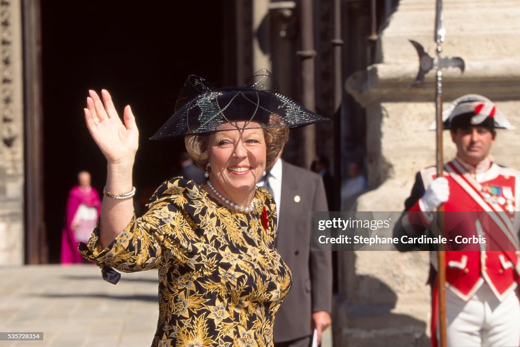 Infanta Elena of Spain gets married in Seville