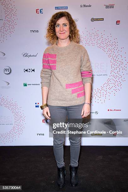 Josephine de Meaux attends The Lumiere! Le Cinema Invente exhibition preview, at 'Le Grand Palais' on March 26, 2015 in Paris, France.