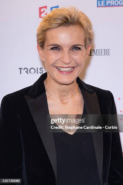 Melita Toscan Du Plantier attends The Lumiere! Le Cinema Invente exhibition preview, at 'Le Grand Palais' on March 26, 2015 in Paris, France.