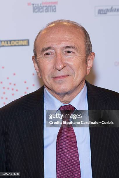 Mayor of Lyon Gerard Collomb attends The Lumiere! Le Cinema Invente exhibition preview, at 'Le Grand Palais' on March 26, 2015 in Paris, France.