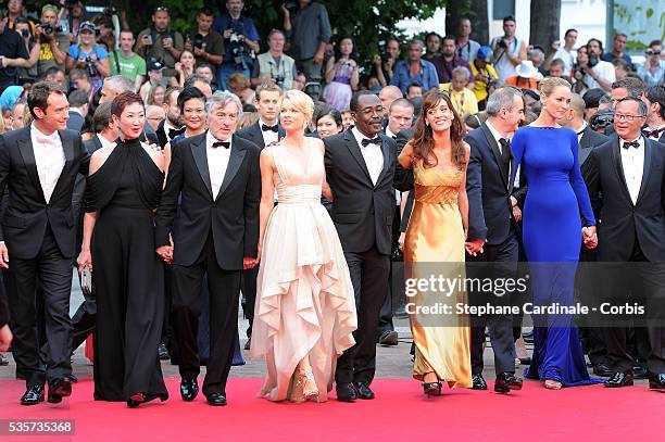 Jury Members Jude Law, Nansun Shi, Jury President Robert De Niro, Linn Ullmann, Mahamat-Saleh Haroun, Martina Gusman, Olivier Assayas, Uma Thurman,...