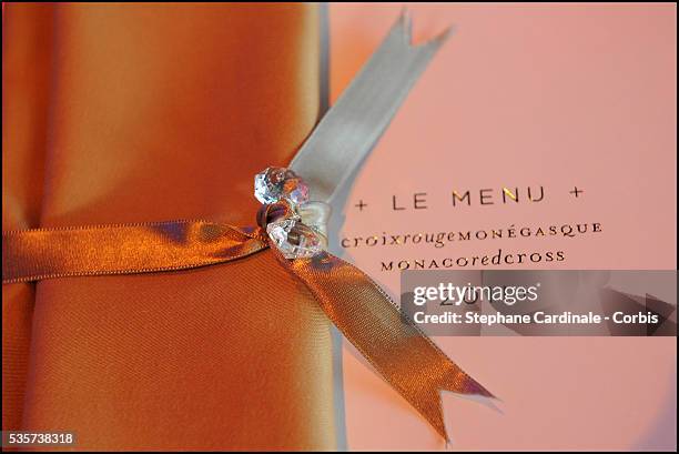 General view of atmosphere is seen prior to the 63rd Red Cross Ball at the Sporting Monte-Carlo, in Monaco.