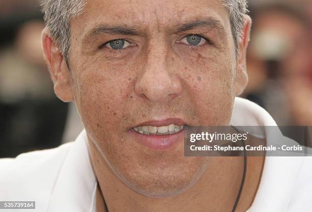 Samy Naceri at the photo call of "Indigenes" during the 59th Cannes Film Festival.