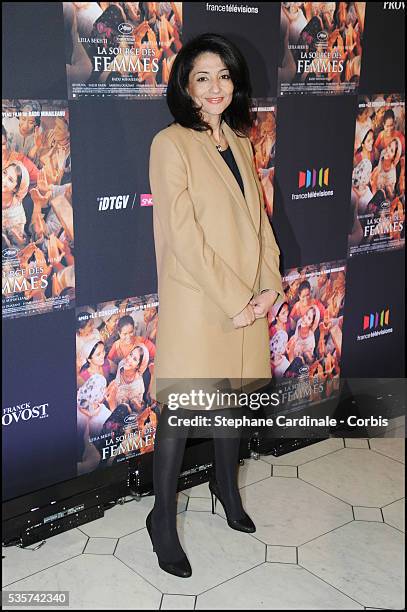 Jeannette Bougrab attends "La Source Des Femmes" Premiere at Theatre du Chatelet, in Paris.