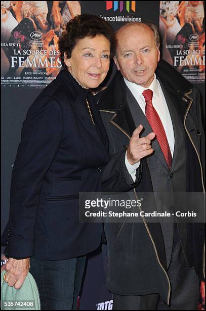 Jacques Toubon and Lise Toubon attend "La Source Des Femmes" Premiere at Theatre du Chatelet, in Paris.