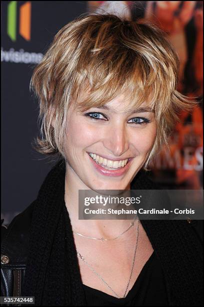 Pauline Lefevre attends "La Source Des Femmes" Premiere at Theatre du Chatelet, in Paris.