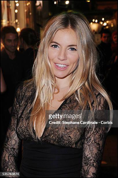 Sienna Miller attends the Lancel celebration of "135 Years Of French Legerete" Hosted By Sienna Miller in Paris.