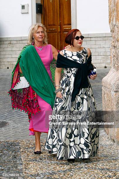 Guests attend the wedding of Lady Charlotte and Alejandro Santo Domingo on May 28, 2016 in Granada, Spain.