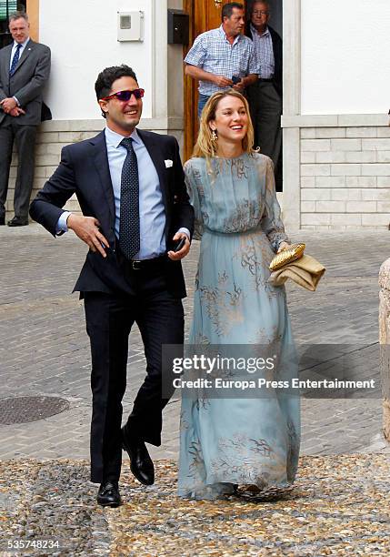 Julio Mario Santo Domingo and Nieves Zuberbühler attend the wedding of Lady Charlotte and Alejandro Santo Domingo on May 28, 2016 in Granada, Spain.