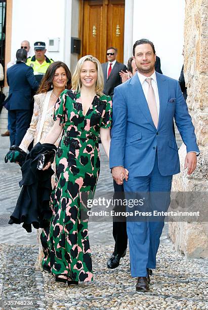 Guests attend the wedding of Lady Charlotte and Alejandro Santo Domingo on May 28, 2016 in Granada, Spain.