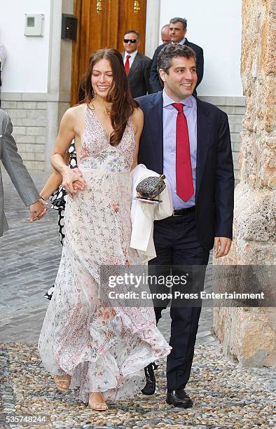 Guests attend the wedding of Lady Charlotte and Alejandro Santo Domingo on May 28, 2016 in Granada, Spain.