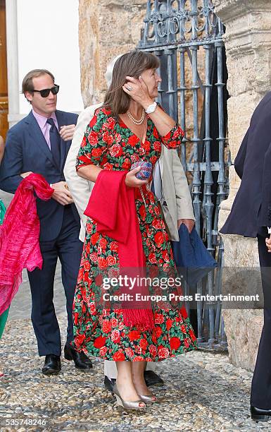 Guests attend the wedding of Lady Charlotte and Alejandro Santo Domingo on May 28, 2016 in Granada, Spain.