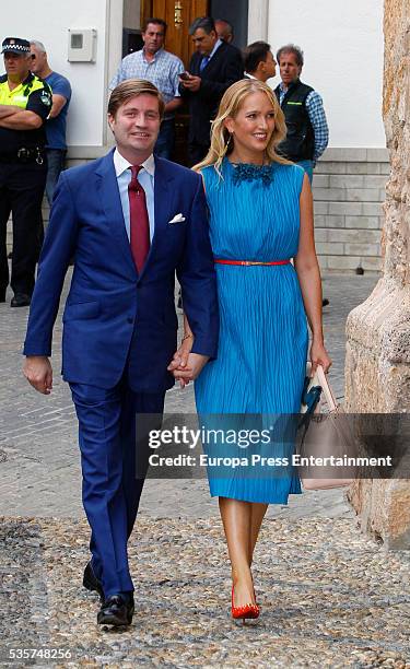 Guests attend the wedding of Lady Charlotte and Alejandro Santo Domingo on May 28, 2016 in Granada, Spain.