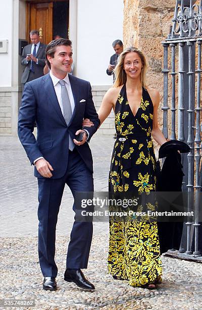 Guests attend the wedding of Lady Charlotte and Alejandro Santo Domingo on May 28, 2016 in Granada, Spain.