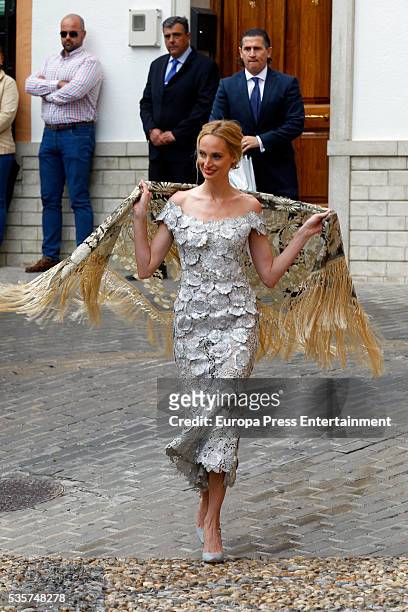 Lauren Santo Domingo attends the wedding of Lady Charlotte and Alejandro Santo Domingo on May 28, 2016 in Granada, Spain.