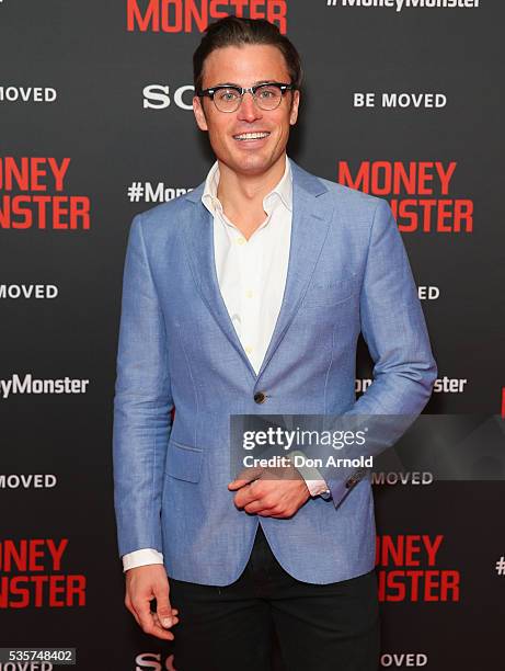 James Tobin arrives ahead of the Money Monster Australian Premiere at Event Cinemas George Street on May 30, 2016 in Sydney, Australia.