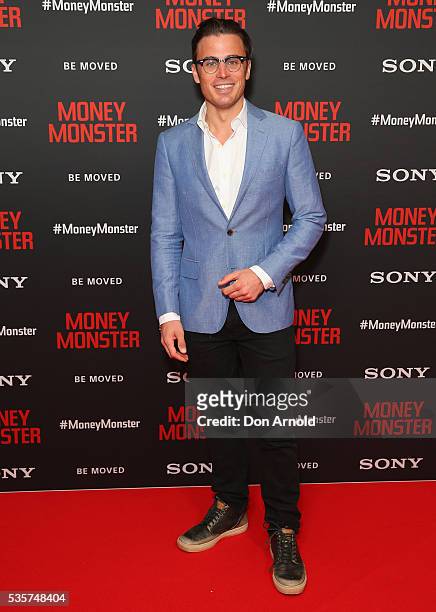 James Tobin arrives ahead of the Money Monster Australian Premiere at Event Cinemas George Street on May 30, 2016 in Sydney, Australia.