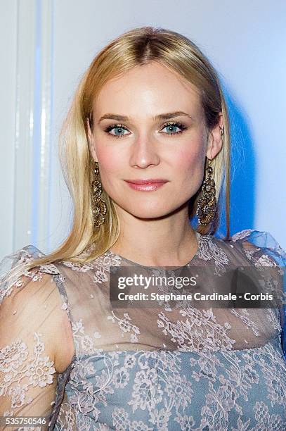 Diane Kruger attends the Sidaction Gala Dinner 2012, at Pavillon d'Armenonville in Paris.