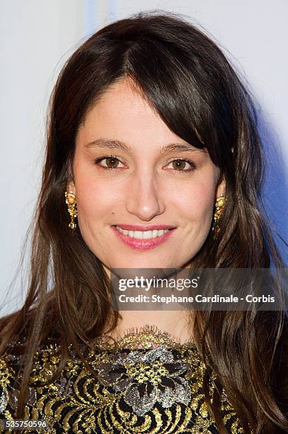 Marie Gillain attends the Sidaction Gala Dinner 2012, at Pavillon d'Armenonville in Paris.