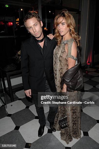 Ora Ito and Vahina Giocante attend the 7th annual Sidaction fashion fundraising dinner to fight AIDS, in Paris.