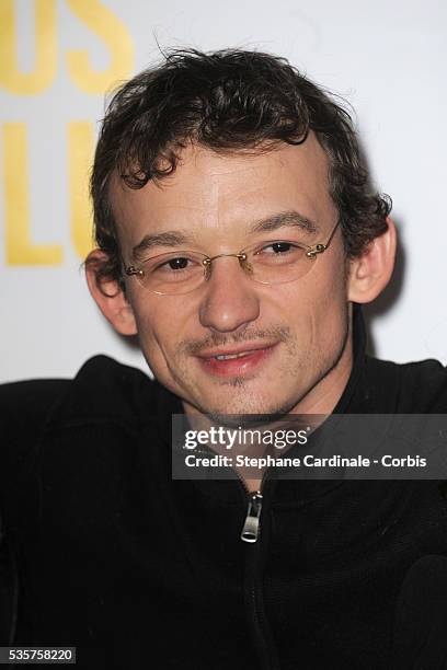Julien Courbey attends the premiere of "Les Barons" in Paris.