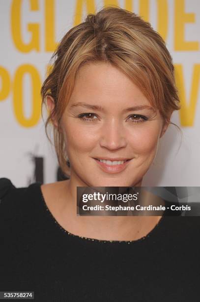 Virginie Efira attends the premiere of "Les Barons" in Paris.
