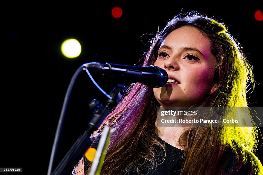 Francesca Michielin Performs At Roma Quirinetta Theatre