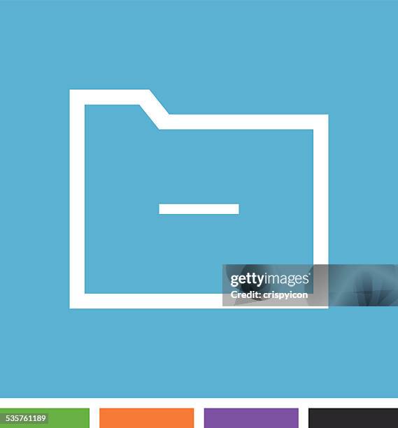 folder icon - document wallet stock illustrations