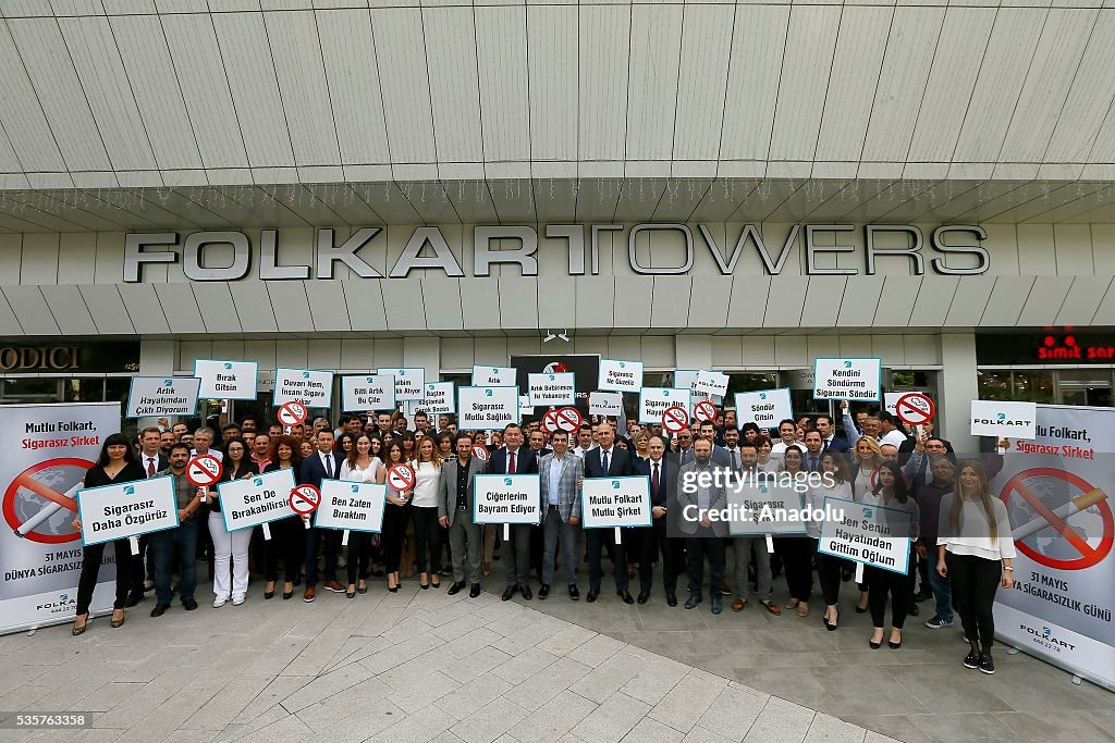 Folkart Towers Workers quit smoking ahead of World No Tobacco Day