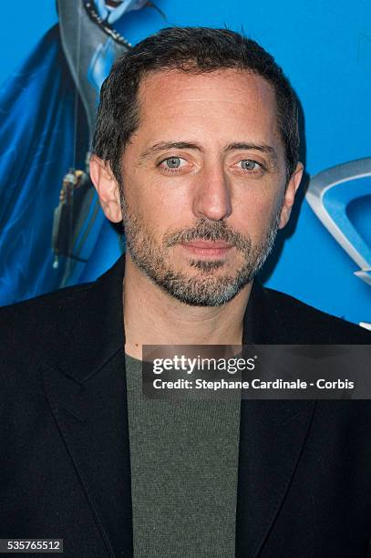 Gad Elmaleh attends the premiere of "Megamind" in Paris.