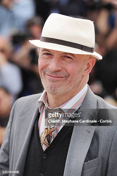 Jacques Audiard at the photo call for "De rouille et d'os" during the 65th Cannes International Film Festival.