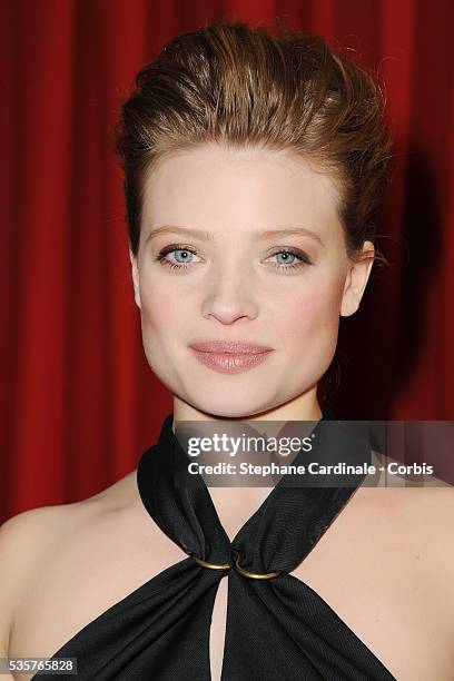 Melanie Thierry attends the 36th Cesar Film Awards at Theatre du Chatelet in Paris.