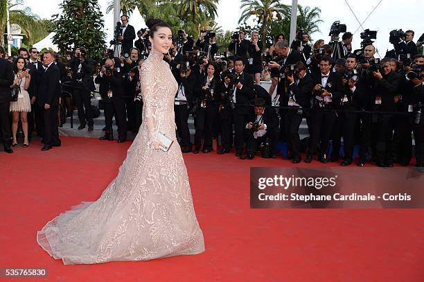 Fan Bingbing at the premiere for "De Rouille et D'os" during the 65th Cannes International Film Festival.