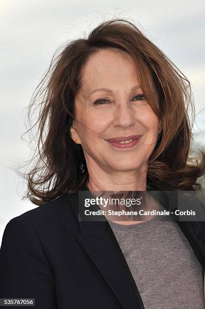 Nathalie Baye at the photo call for "Laurence Anyways" during the 65th Cannes International Film Festival.