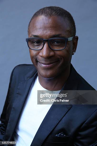 Portrait of comedian Tommy Davidson at an event honoring comedian Dick Gregory with a star on the Hollywood Walk of Fame in Hollywood, California,...