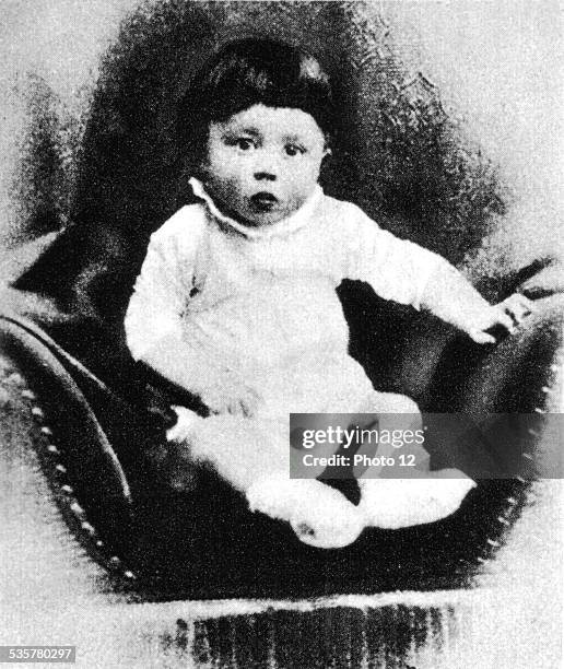 Portrait of Hitler as a child Germany.