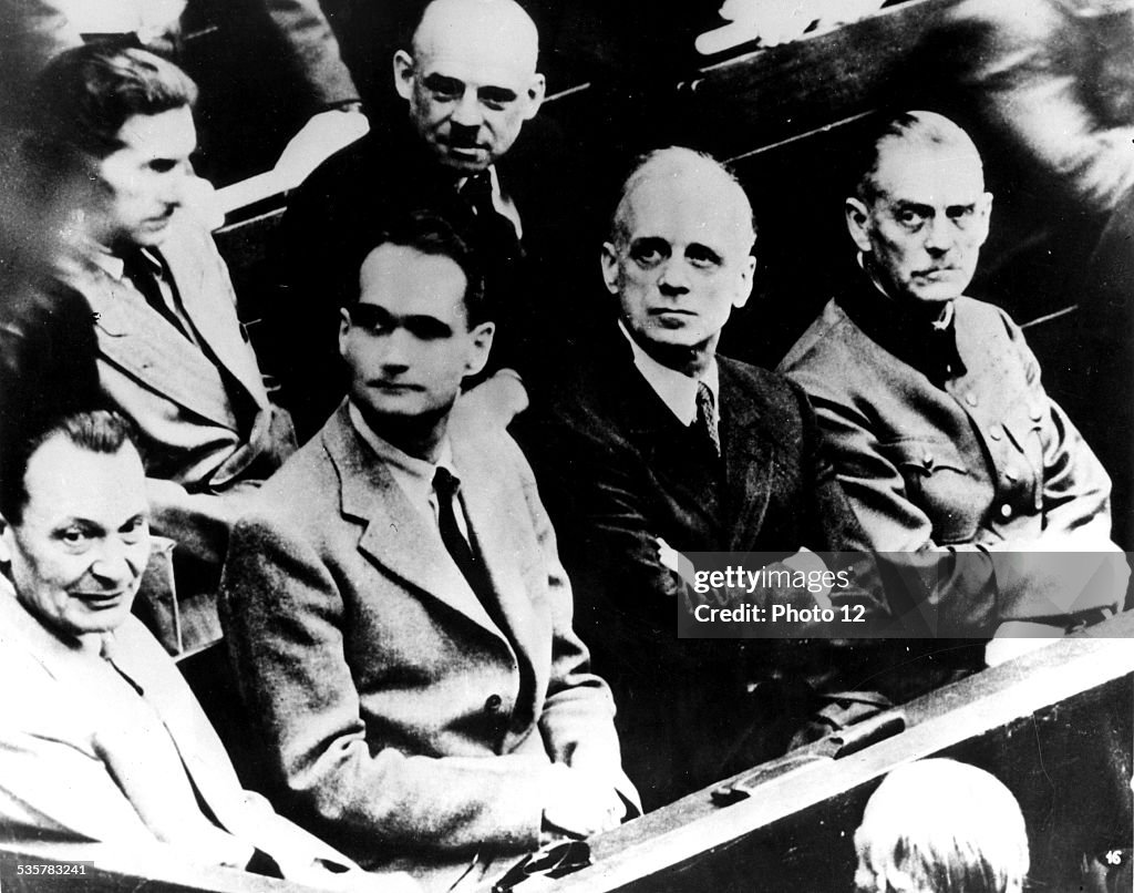 Nuremberg Trials Goering Hess Ribbentrop And Keitel 20th Germany nuremberg-trials-goering-hess-ribbentrop-and-keitel-20th-germany