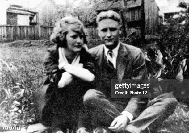 Scott Fitzgerald and Zelda at Montgomery, , United States,, Paris. Centre Benjamin Franklin.