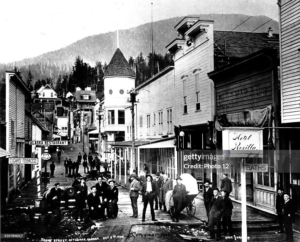 Small city in Alaska during the Gold Rush