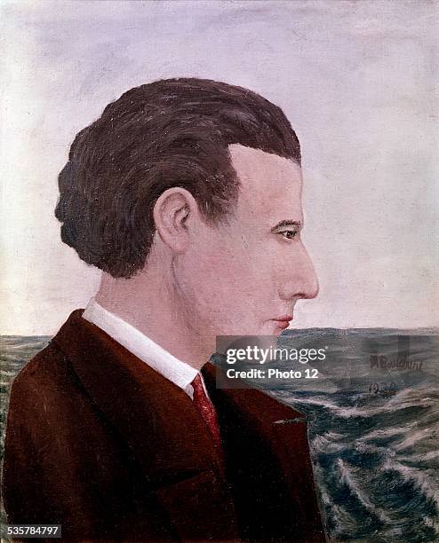 André Bauchant , French School, Portrait of Jean Mermoz France, Geneva, musée du Petit Palais, .