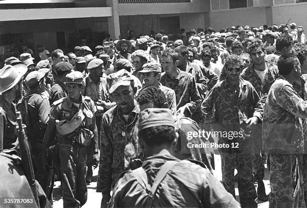 Landing at the Bay of Pigs. Surrender of the mercenaries Cuba.