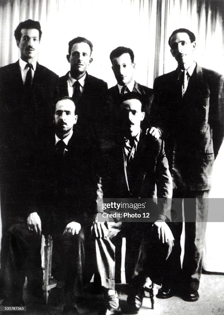 Les fils de la Toussaint (All Saints' Day sons), (group of the six founders of the F.LN., National Liberation Front)