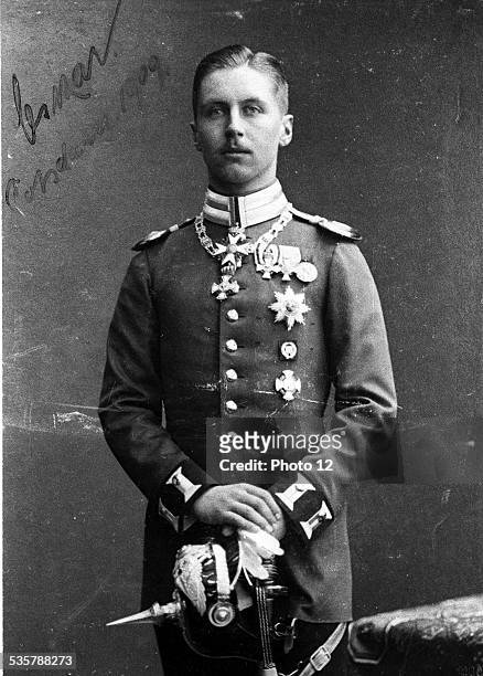 Oskar, Prince of Prussia, , Son of Wilhelm II , King of Prussia, and Augusta-Victoria, née Princess of Schleswig-Holstein.