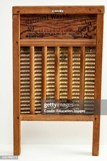 Antique washboard.