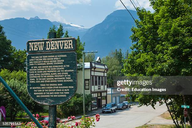 New Denver, Slocan Valley, West Kootenay, British Columbia, Canada.