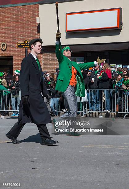 St Patricks Day Parade, South Boston, Massachusetts.