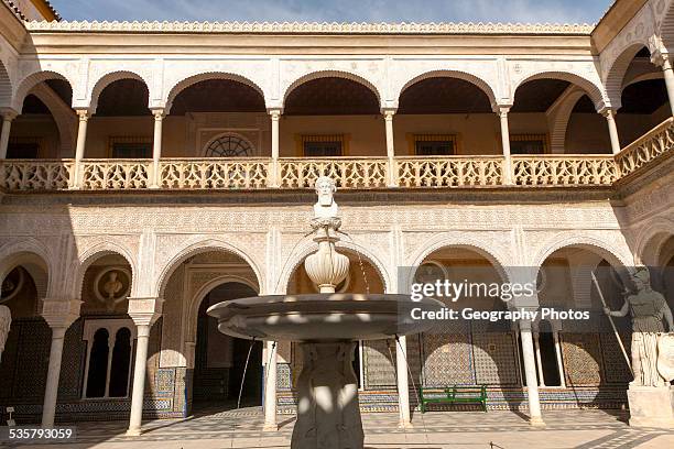 La Casa de Pilatos palace in Seville, Spain, home of Dukes of Medinaceli in Renaissance Italian and Mudejar Spanish styles considered as the...