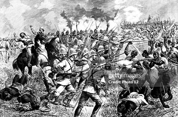 Dahomey. The Battle of Dogra, Death of Commander Faurax,, October 9 , France - Colonization.